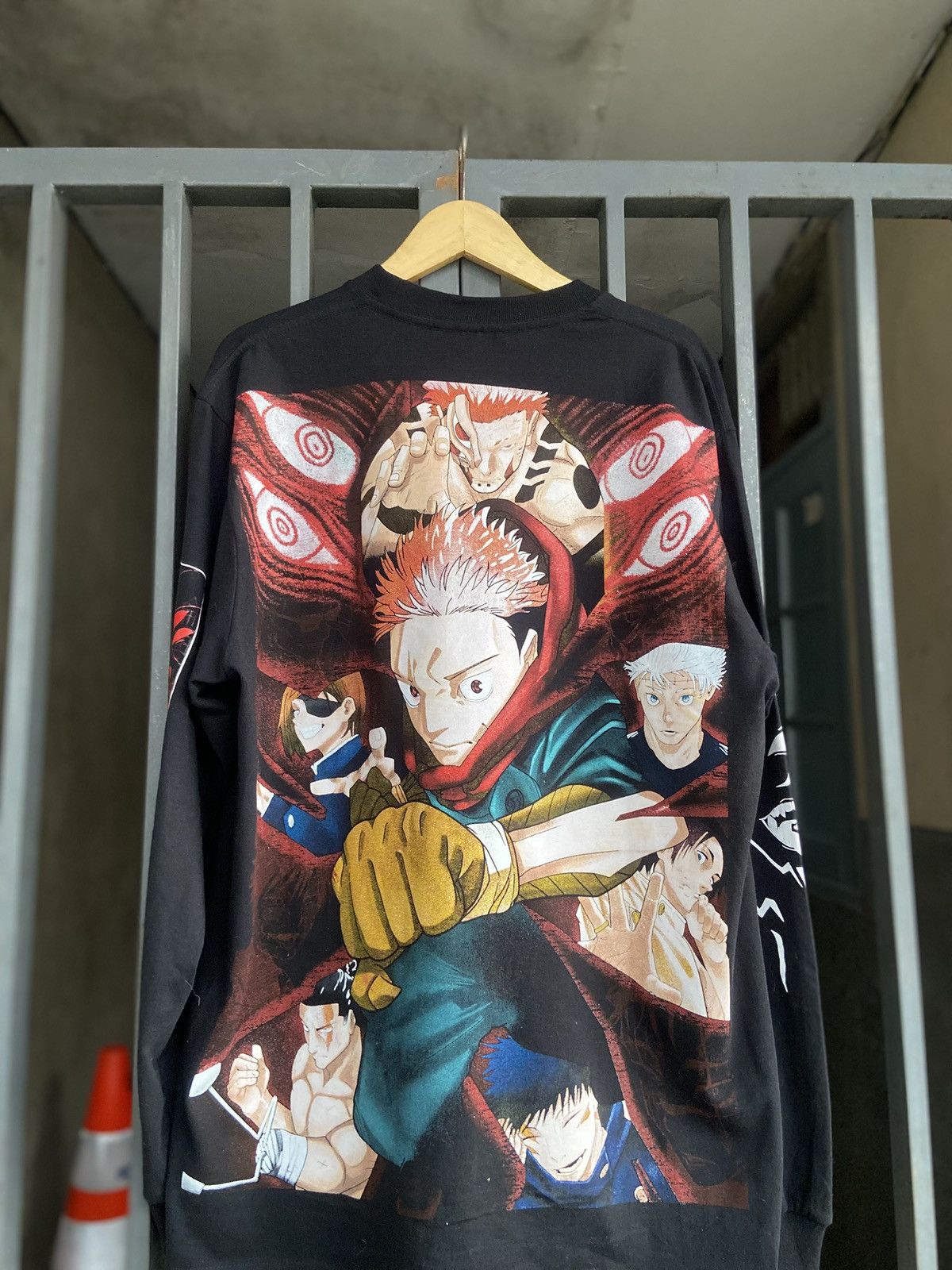 Japanese Brand × Vintage Bootleg Jujutsu Kaisen Sukuna VS Itadori Yuji Size US XL / EU 56 / 4 - 6 Thumbnail