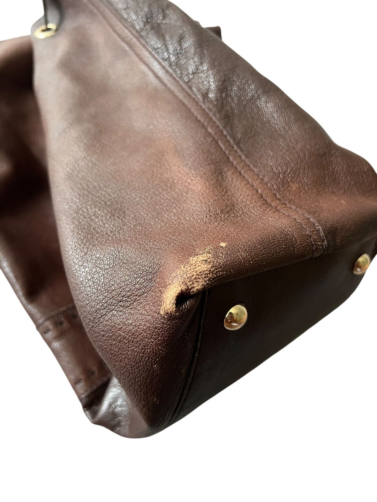 Yves Saint Laurent Yves Saint Laurent Leather Reversible Double Sac Y Tote Size ONE SIZE - 7 Thumbnail