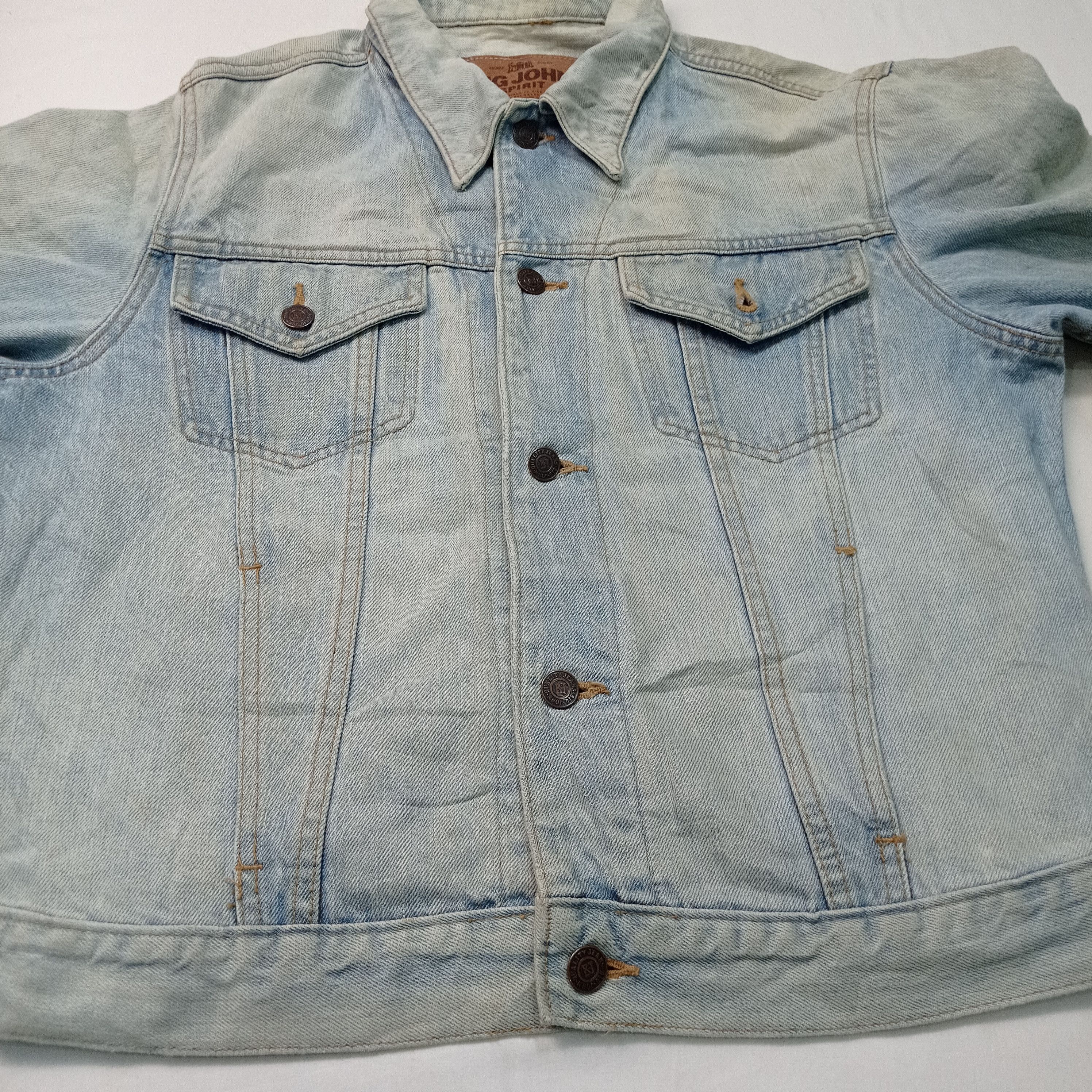 Big John 🔥Vintage Big John Trucker Denim jacket Size US L / EU 52-54 / 3 - 11 Thumbnail