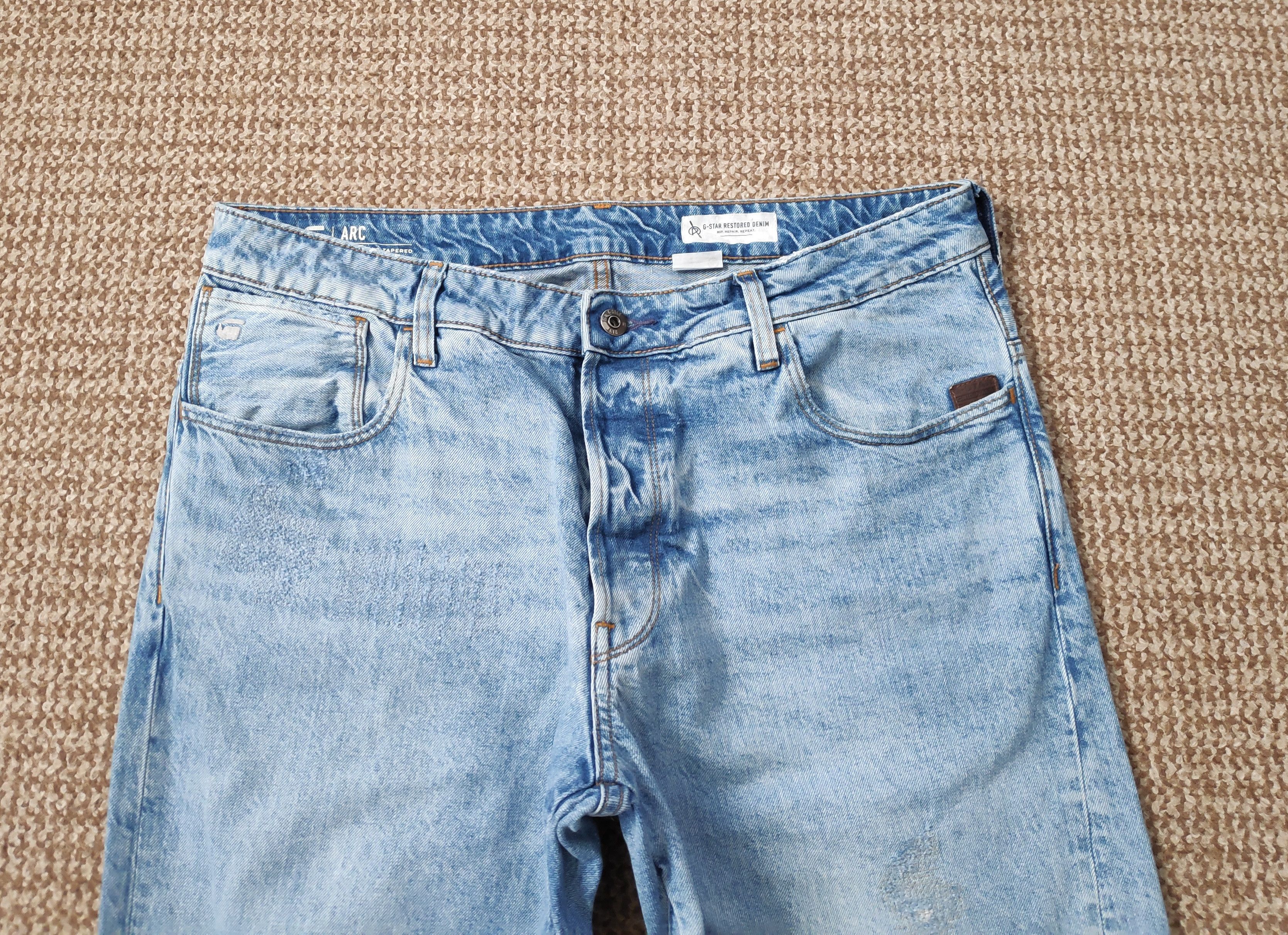 G-Star G-Star Raw Restored Arc 3D Relaxed Tapered Denim Jeans Size US 35 - 7 Thumbnail