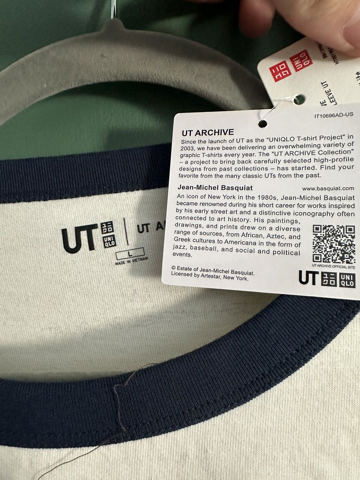 Uniqlo UT Archive Graphic Jean-Michel Basquiat Size US L / EU 52-54 / 3 - 4 Thumbnail