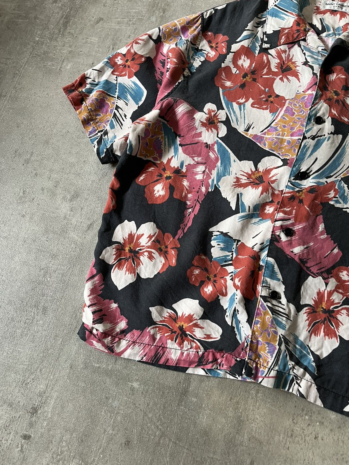 Saint Laurent Paris Saint Laurent Hawaiian S/S 19 short sleeve shirt floral Size US M / EU 48-50 / 2 - 6 Thumbnail