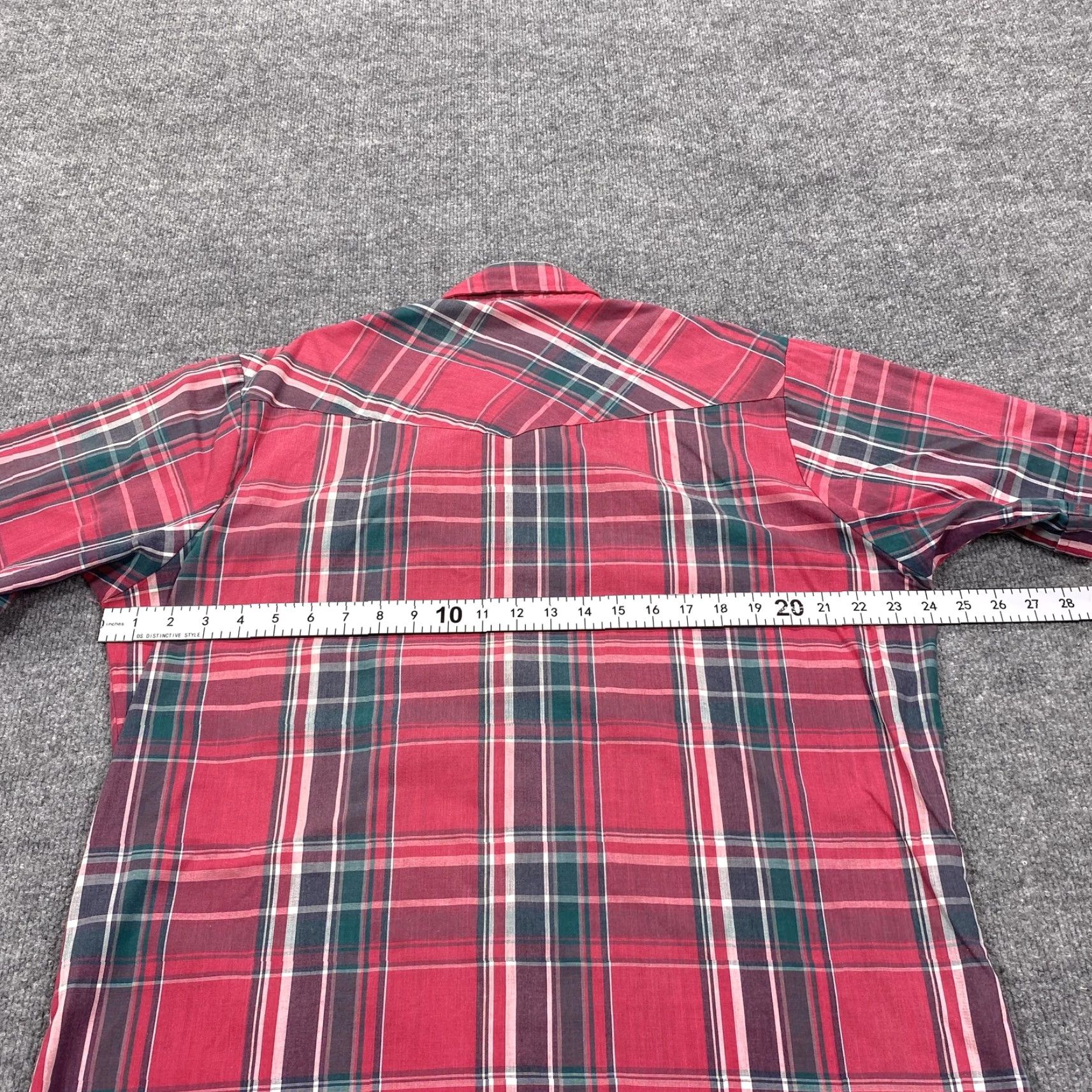 Vintage VINTAGE Western Frontier Shirt Mens L Red Plaid Short Sleeve Snap Button Up Pockets Size US L / EU 52-54 / 3 - 5 Thumbnail