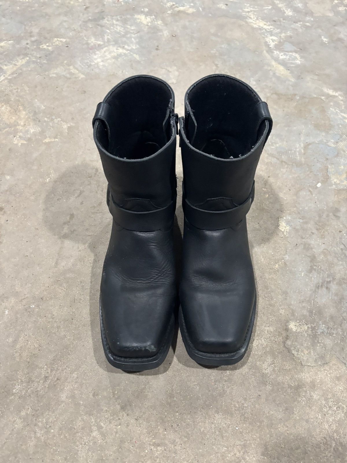 Vintage Size 11 Black Flat Toe Dingo Harness Boots Size US 11 / EU 44 - 4 Thumbnail
