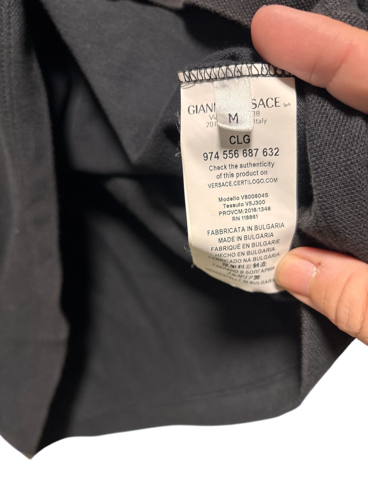 Versace Versace Mens Medusa Head Polo Size Medium Size US M / EU 48-50 / 2 - 6 Thumbnail