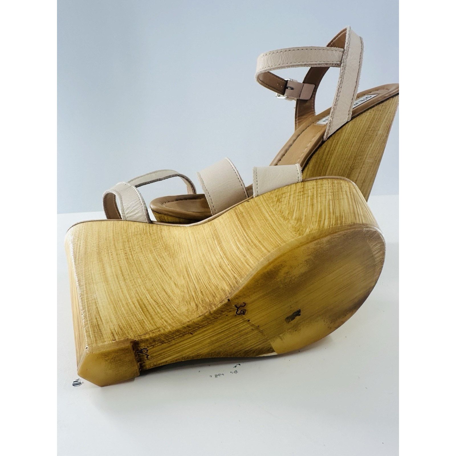 Steve Madden Steve Madden woman’s Takkenn Strappy Wedge sandals size 8 Size US 8 / IT 38 - 3 Thumbnail