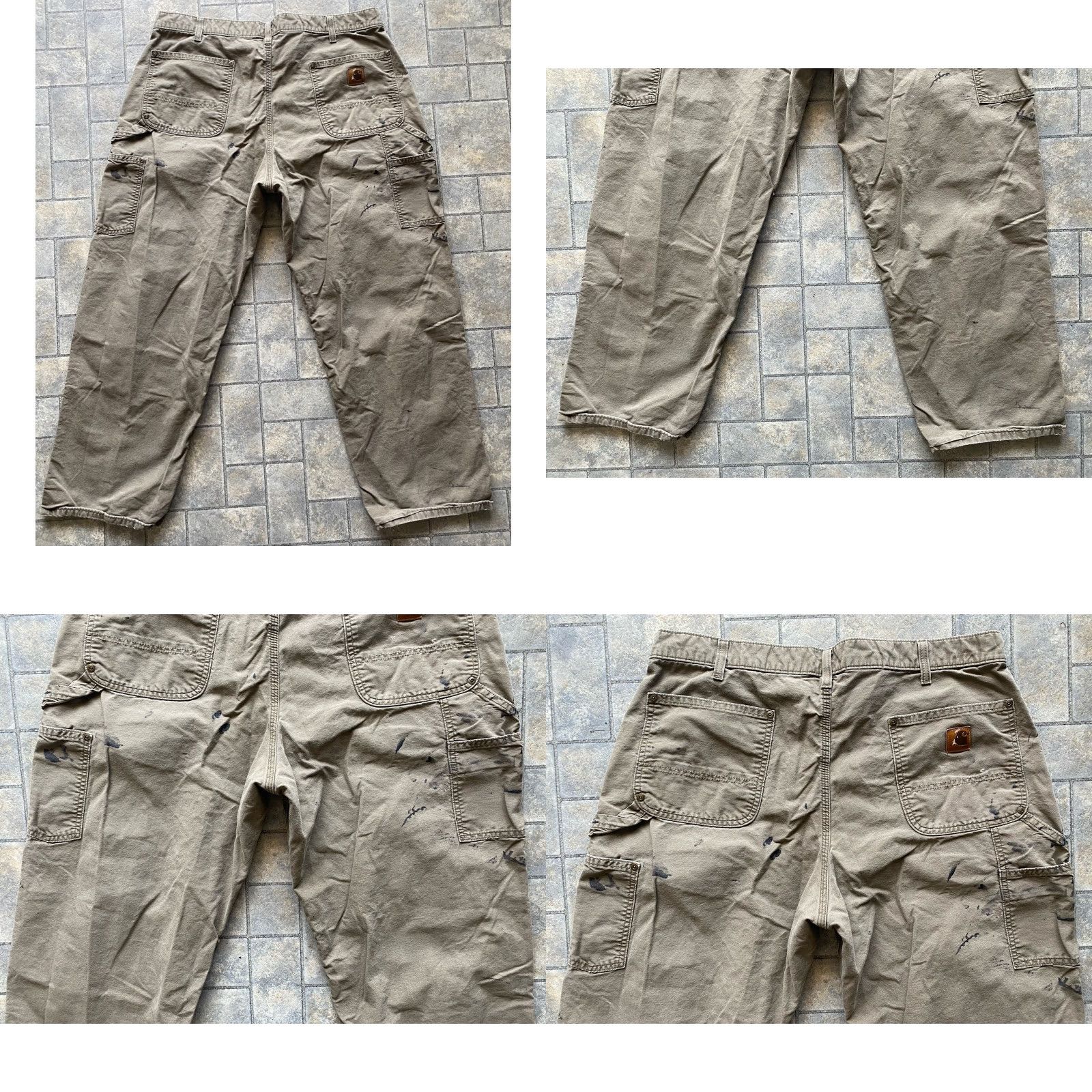 Carhartt Carhartt Pants Men 38x30 B195 LBR Double Knee Flaws Wear See Photos Size US 38 / EU 54 - 8 Thumbnail