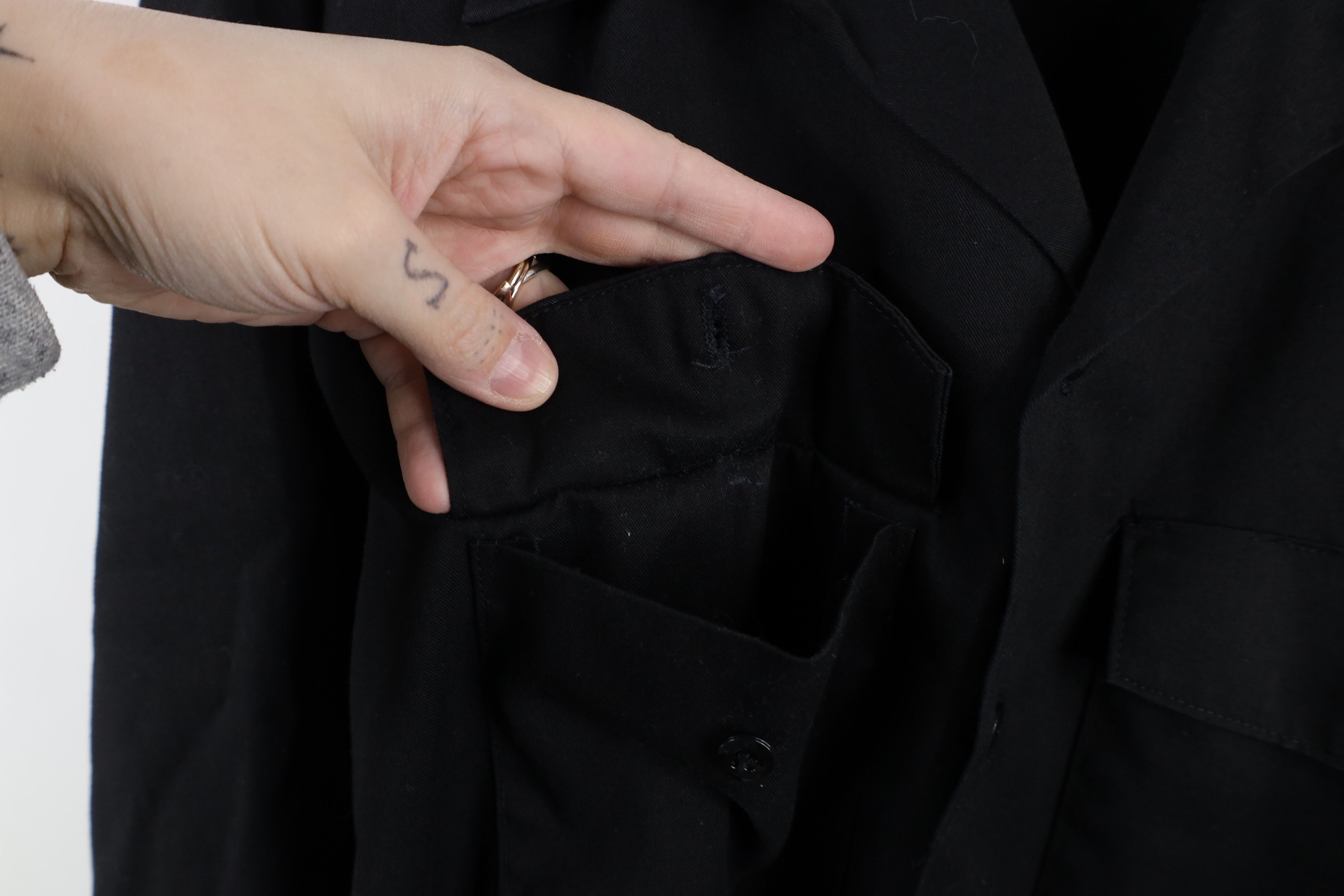 Dickies × Vintage Vintage 90s Dickies Faded Mechanic Workwear Button Shirt USA Size US L / EU 52-54 / 3 - 5 Thumbnail