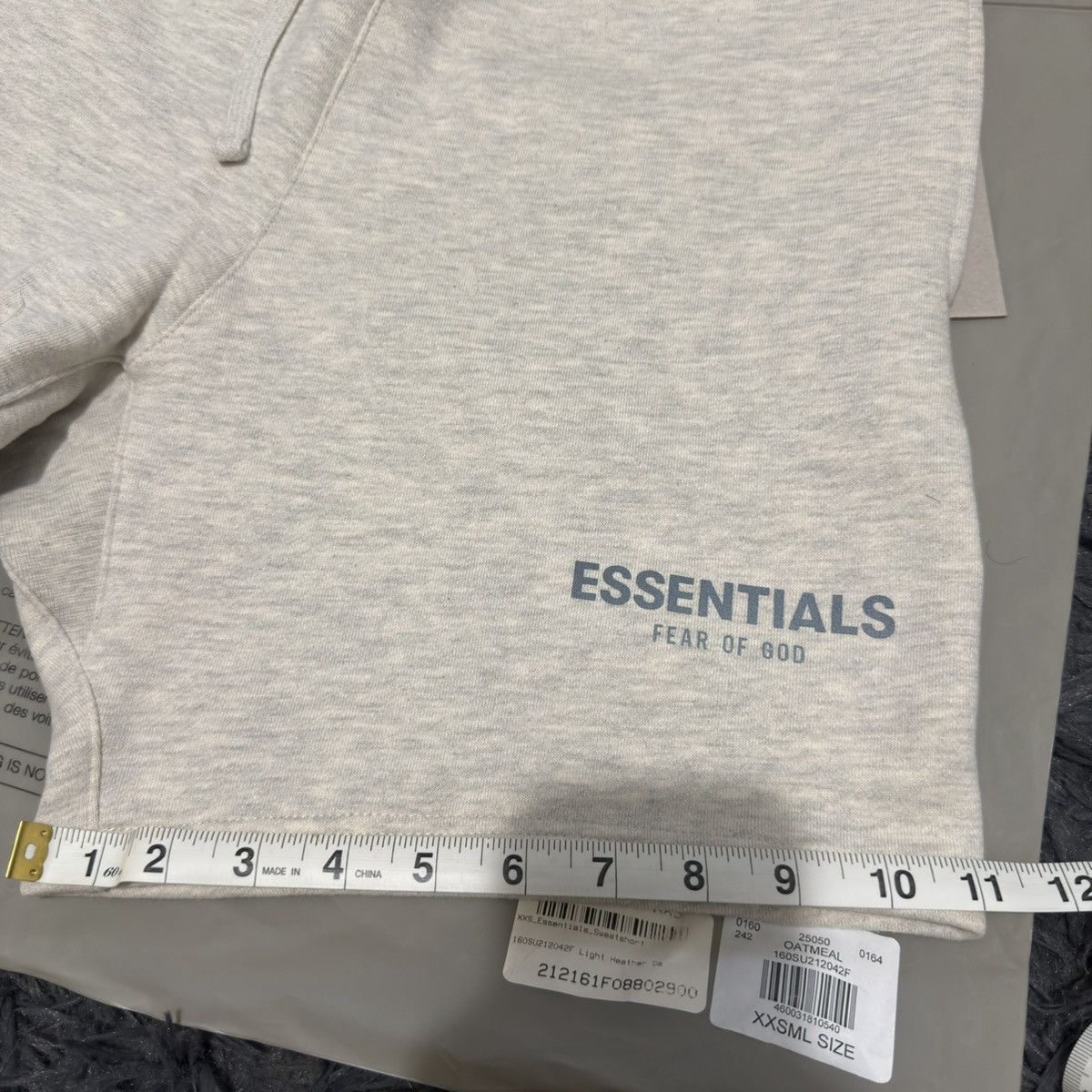Essentials FEAR OF GOD ESSENTIAL OATMEAL DWEATSHORT Size US 28 / EU 44 - 7 Thumbnail
