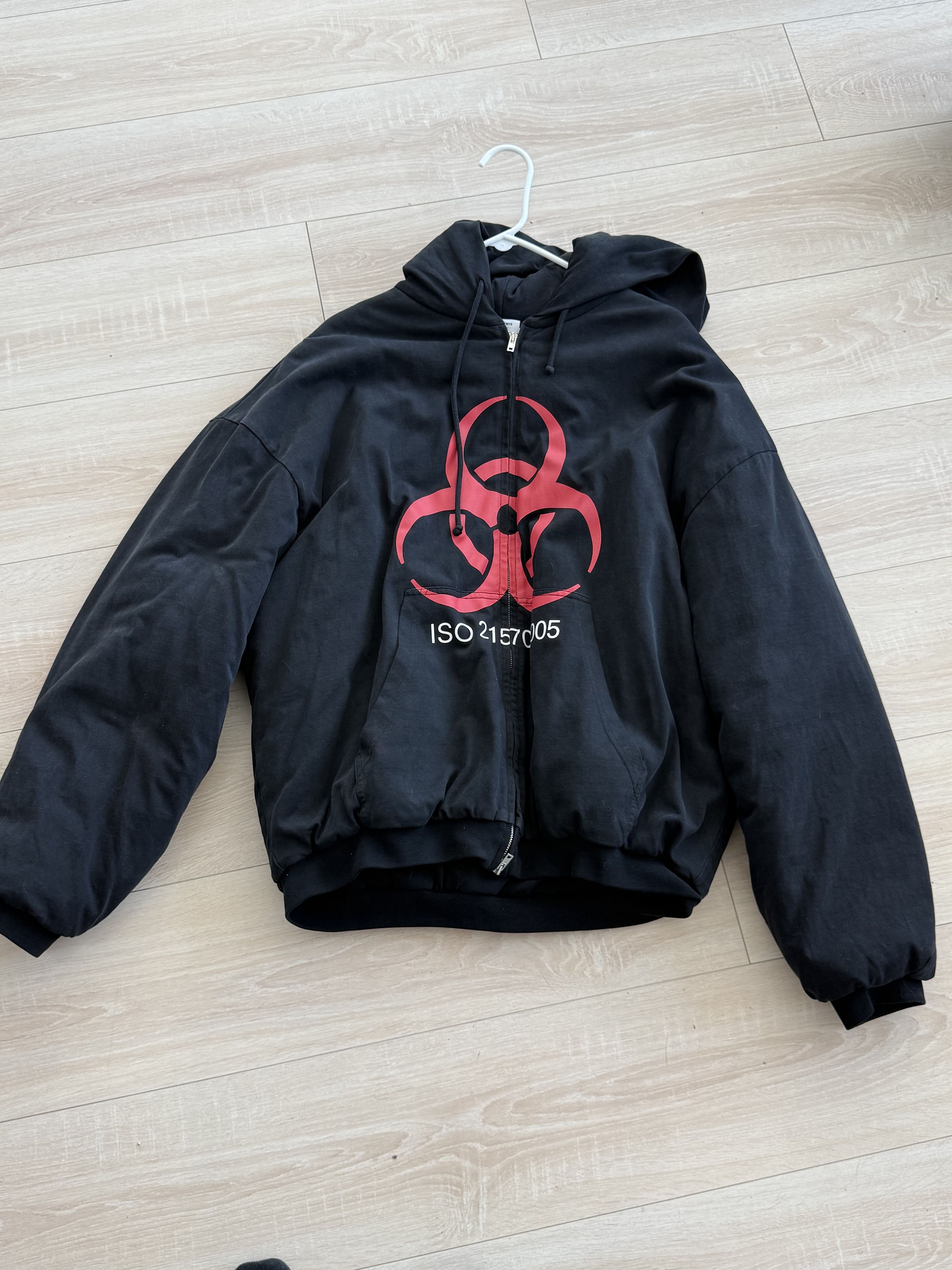 Vetements Vetements Logo Black Hoodie Genetically Modified | Grailed