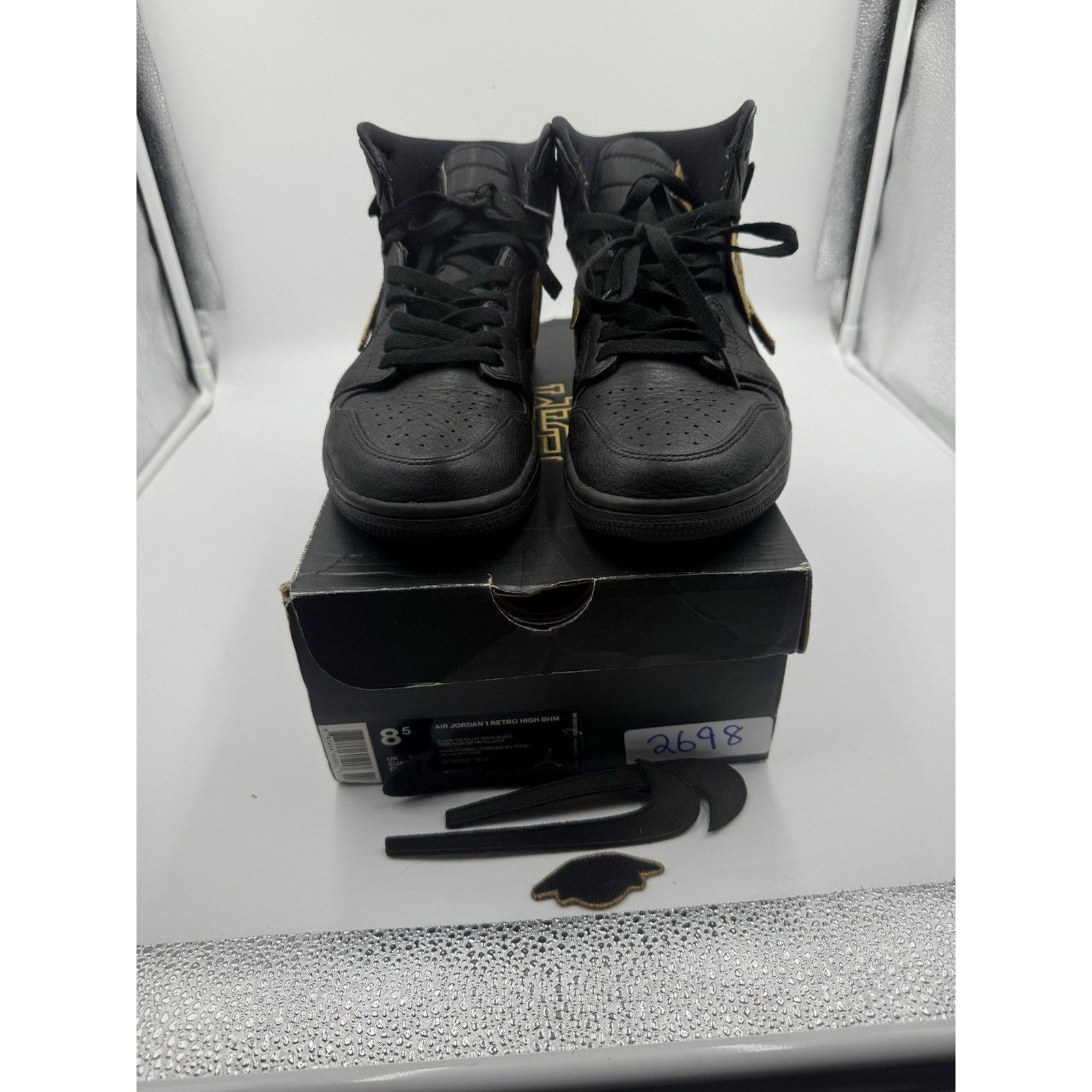Jordan Brand Size 8.5 - Air Jordan 1 Retro 2017 High BHM Size US 8.5 / EU 41-42 - 1 Thumbnail