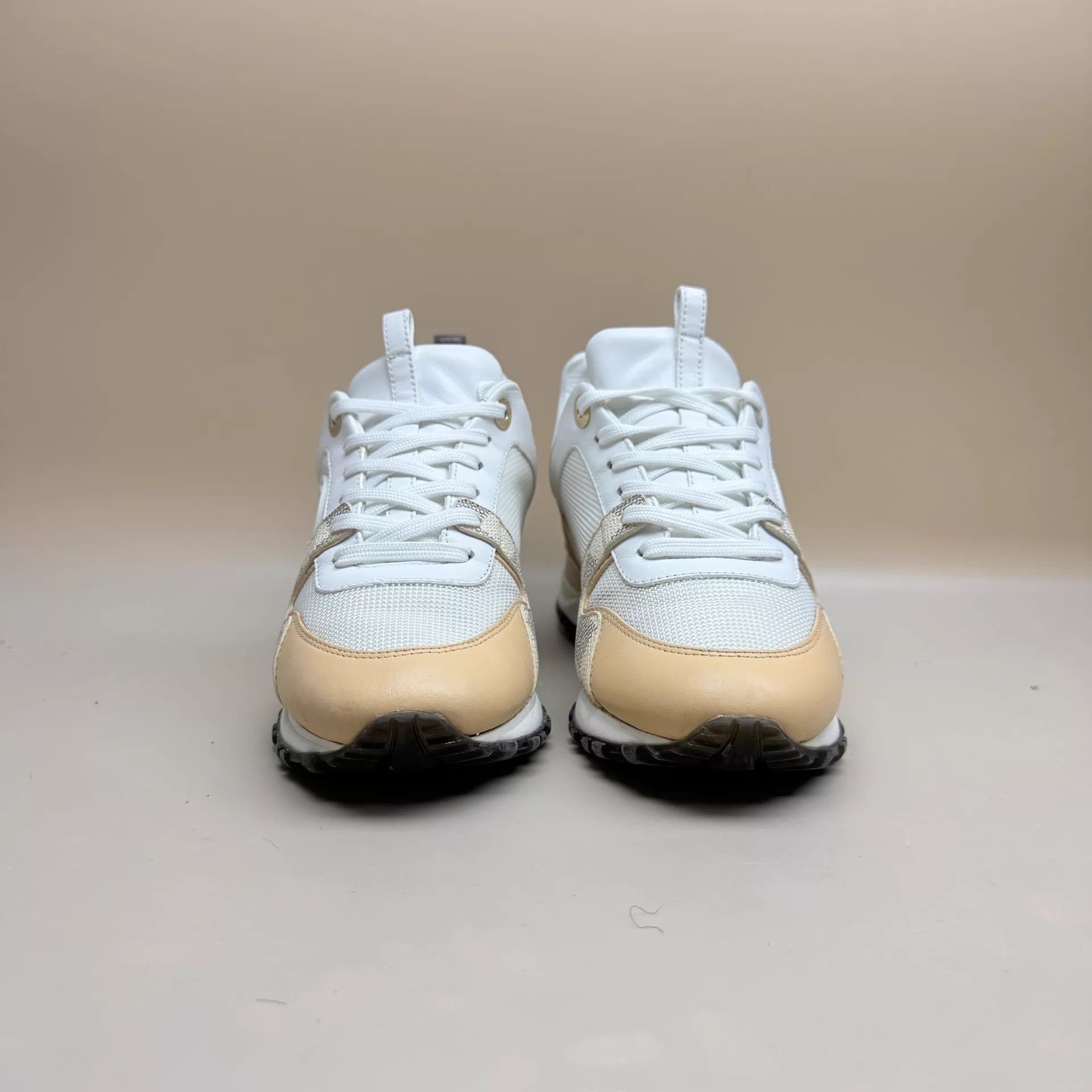Louis Vuitton LV Runaway White Orange Monogram Sneaker 36 95 New Size US 5.5 / IT 35.5 - 2 Thumbnail