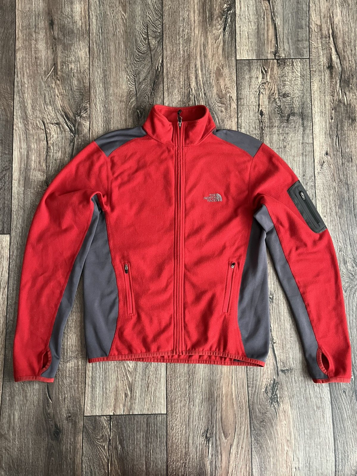 The North Face × Vintage Vintage The North Face TKA 100 Full Zip Up Fleece Jacket Size US S / EU 44-46 / 1 - 1 Thumbnail