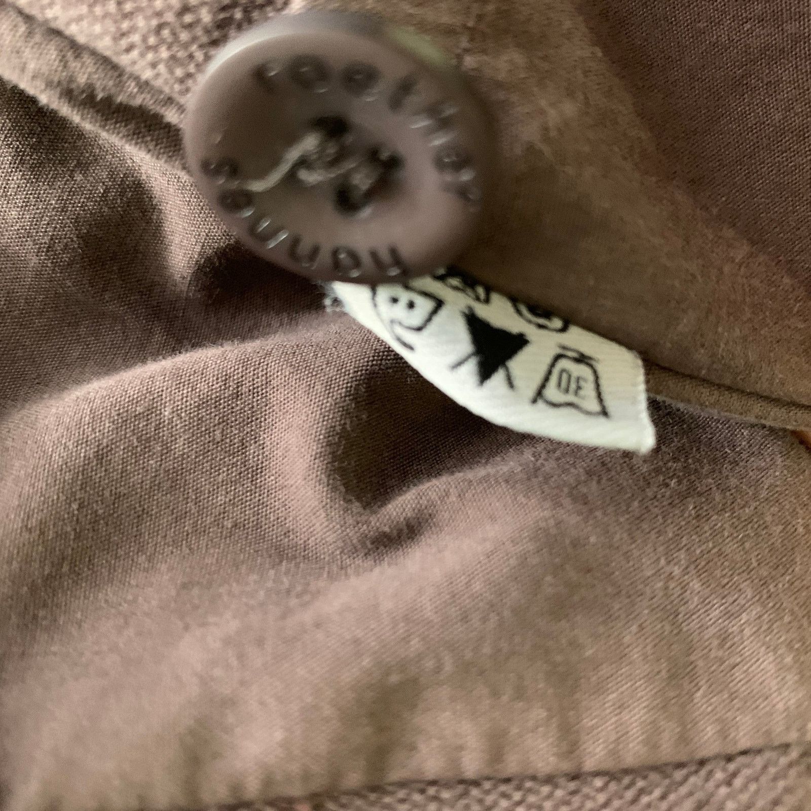 hannes roether HANNES ROETHER Brown Cotton Blend Notch Lapel Sport Coat Size 42R - 7 Thumbnail