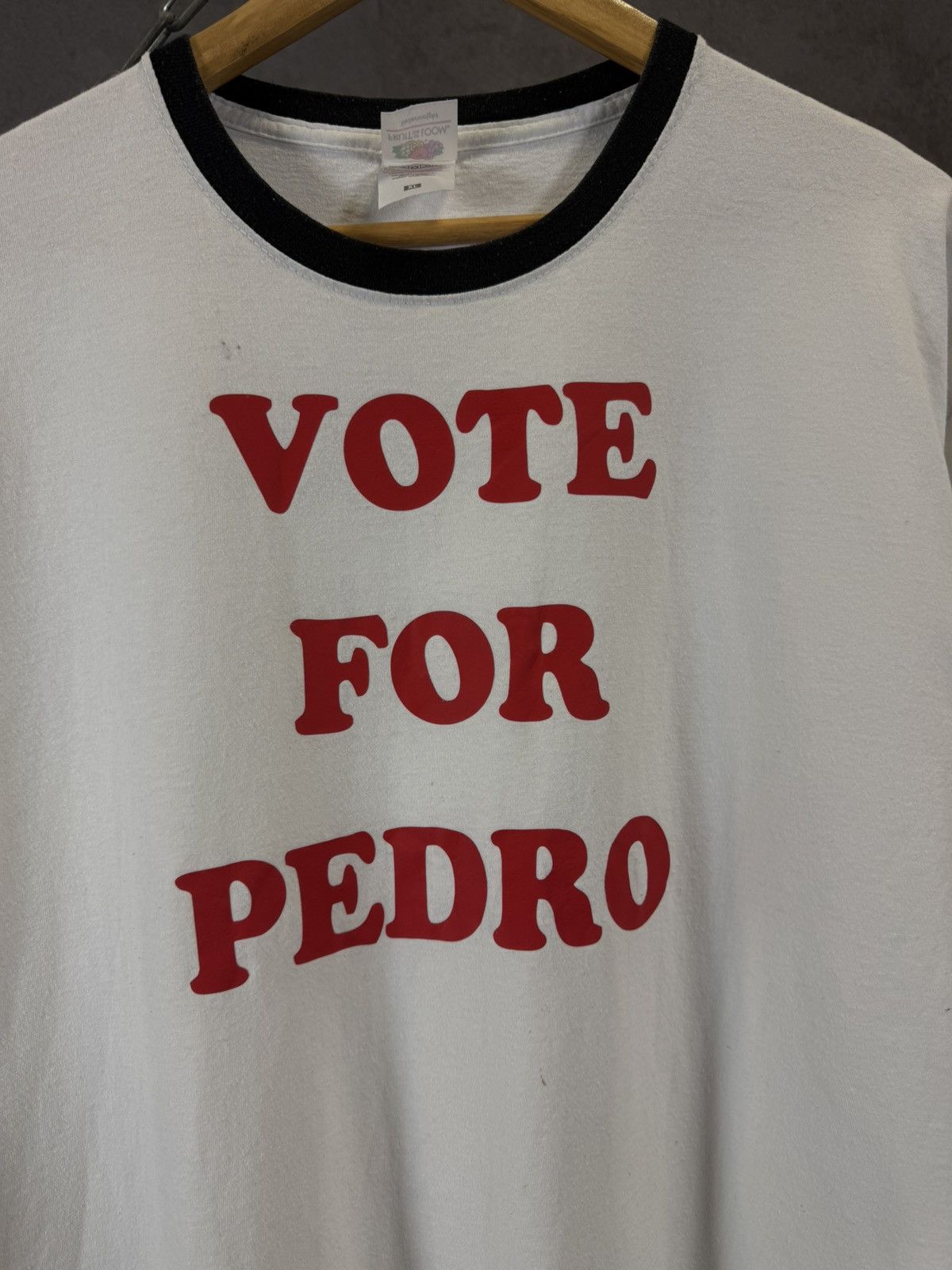 Vintage Vote for Pedro Napoleon Dynamite movie tee Size US XL / EU 56 / 4 - 3 Thumbnail