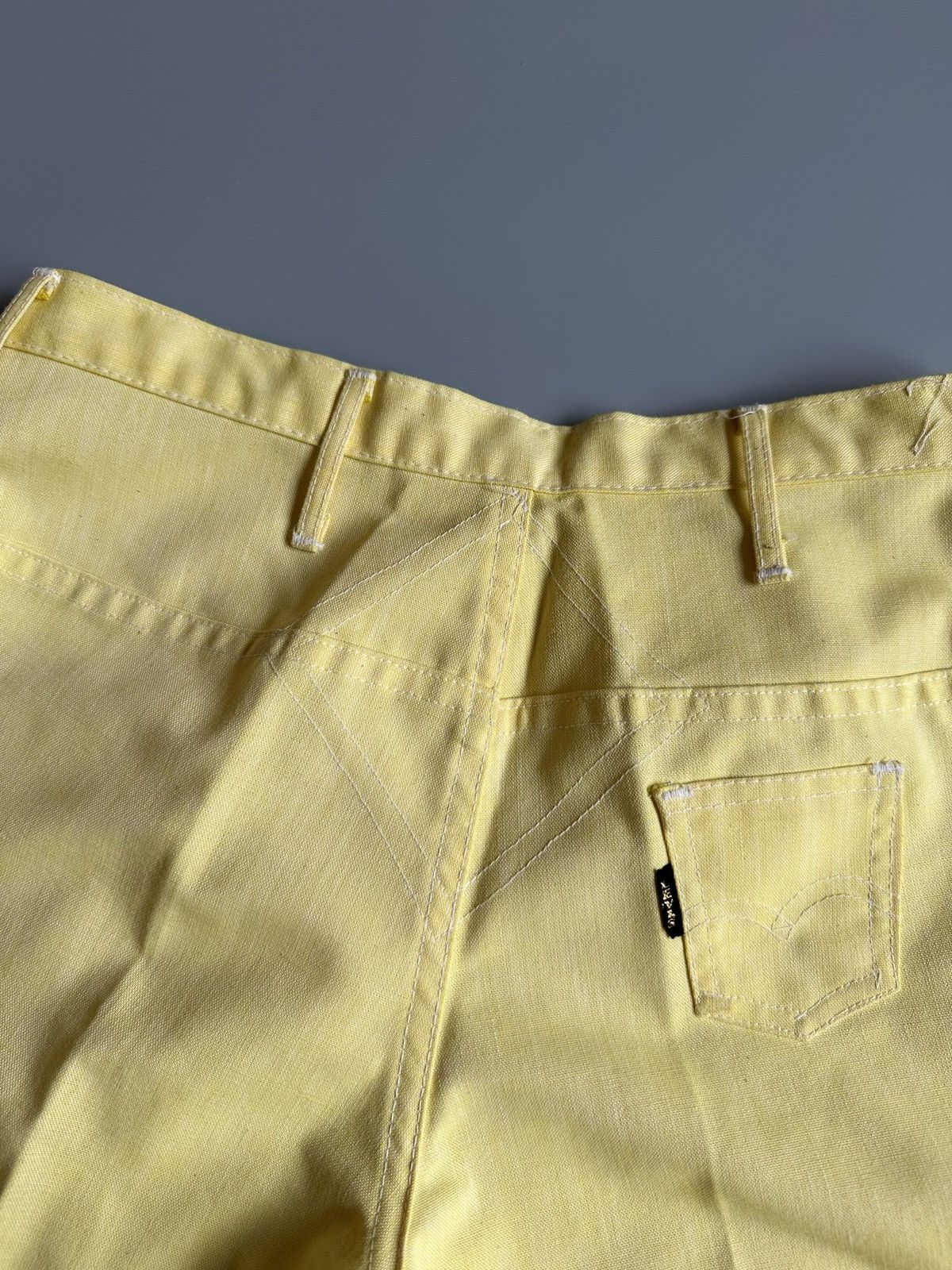 Levi's Vintage Clothing 70s Miss Levi’s Big E Front Seam Slight Flare Pants Size 29 Size 29" - 6 Thumbnail