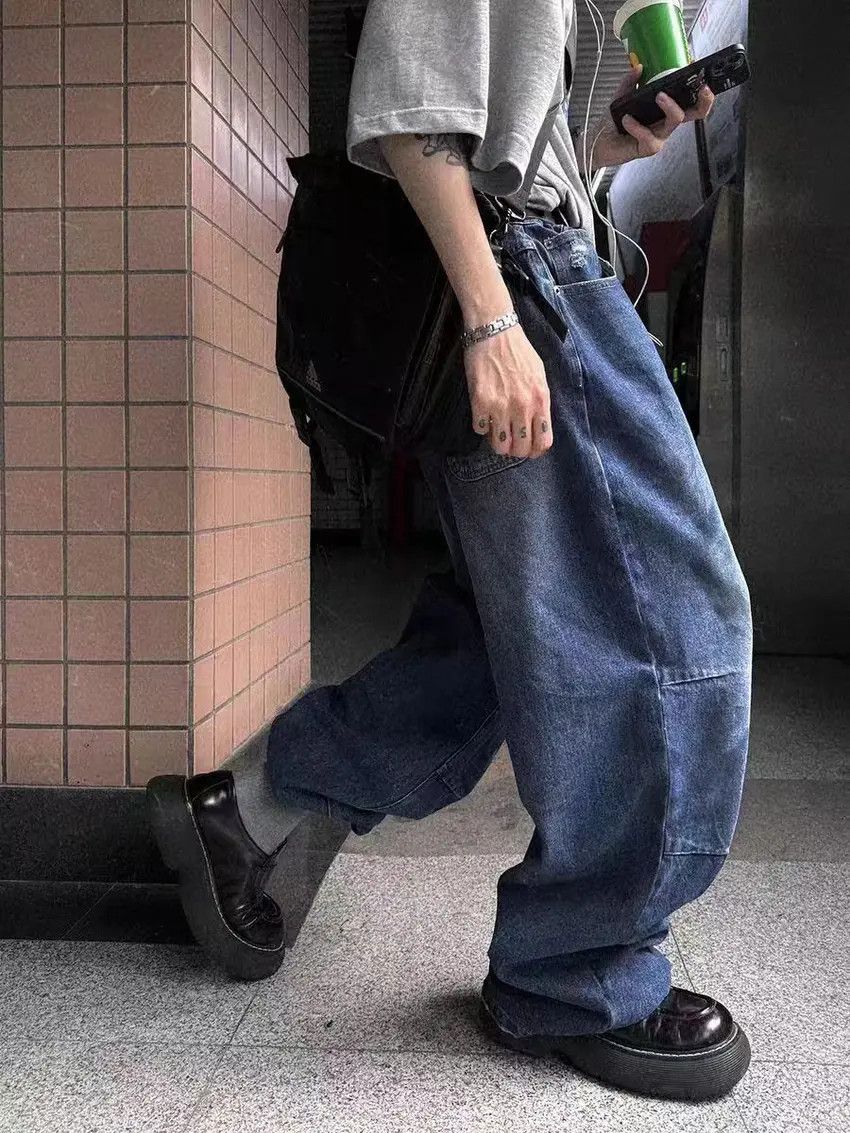 Designer × Japanese Brand Vintage hip-hop street vibe relaxed lounge trousers Size US 31 - 1 Thumbnail