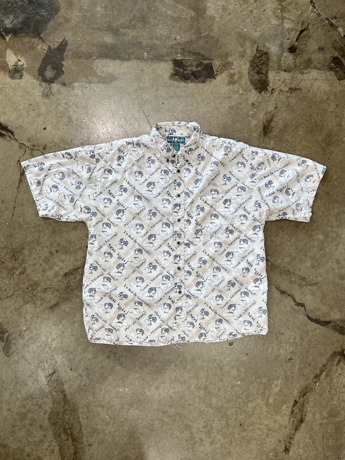 Big Dogs Vintage Big Dogs AOP Big Dog Button Up XXL Size US XXL / EU 58 / 5 - 2 Thumbnail