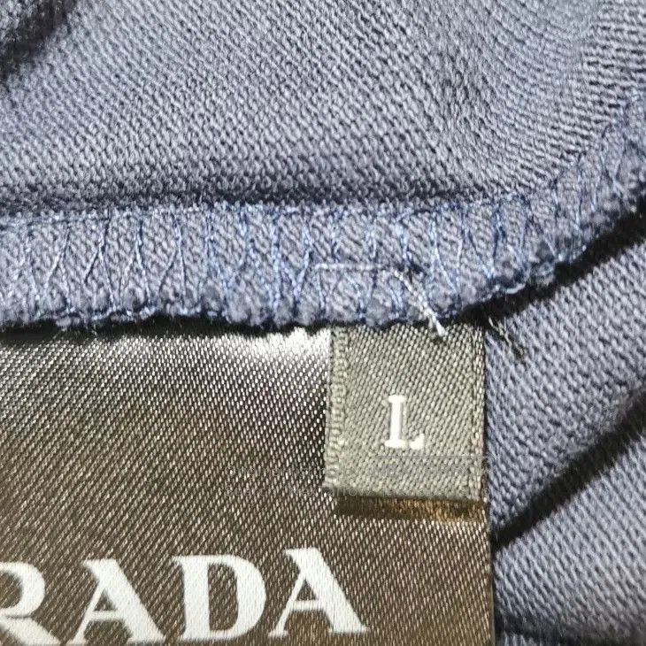 Prada Prada Navy Polo Shirt with Trim & Logo. Size US L / EU 52-54 / 3 - 5 Thumbnail