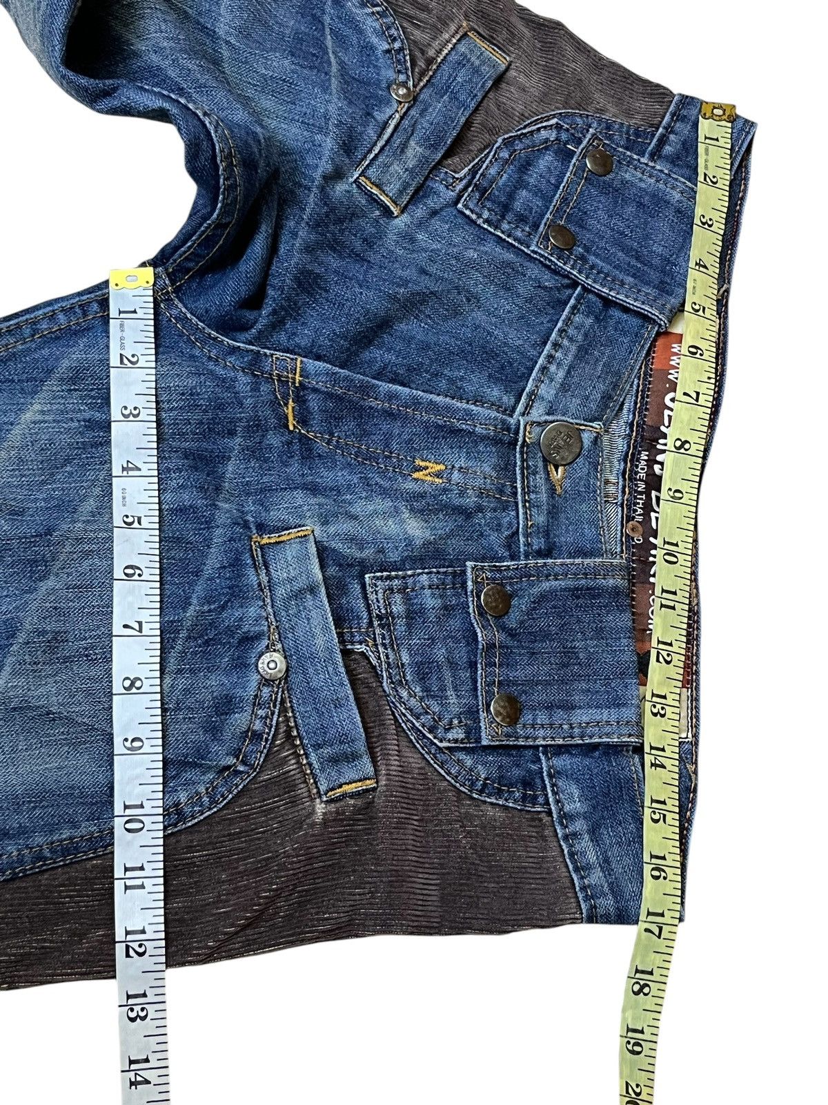 Japanese Brand JAPANESE ARCHIVE Y2K JEANS DE ART BONDAGE CARGO FLARED JEANS Size US 34 / EU 50 - 12 Thumbnail