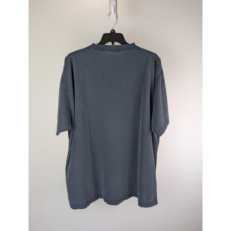 Balenciaga o1rshd1 Luxury Tee Shirt in Blue Size US L / EU 52-54 / 3 - 9 Thumbnail