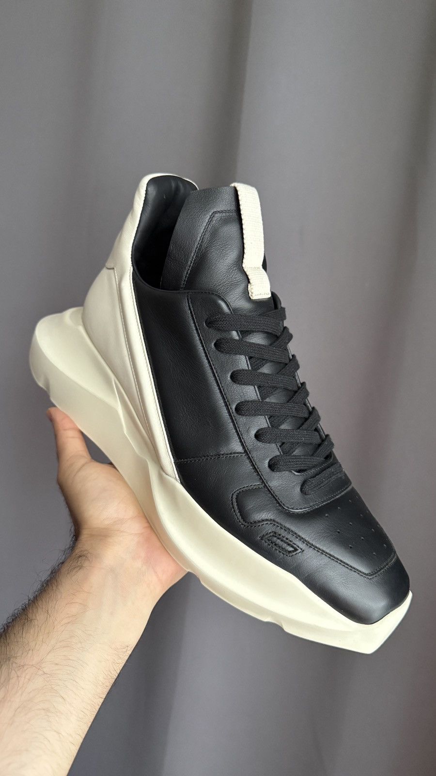 Rick Owens Rick Owens Geth Runner Black Size US 11 / EU 44 - 9 Thumbnail
