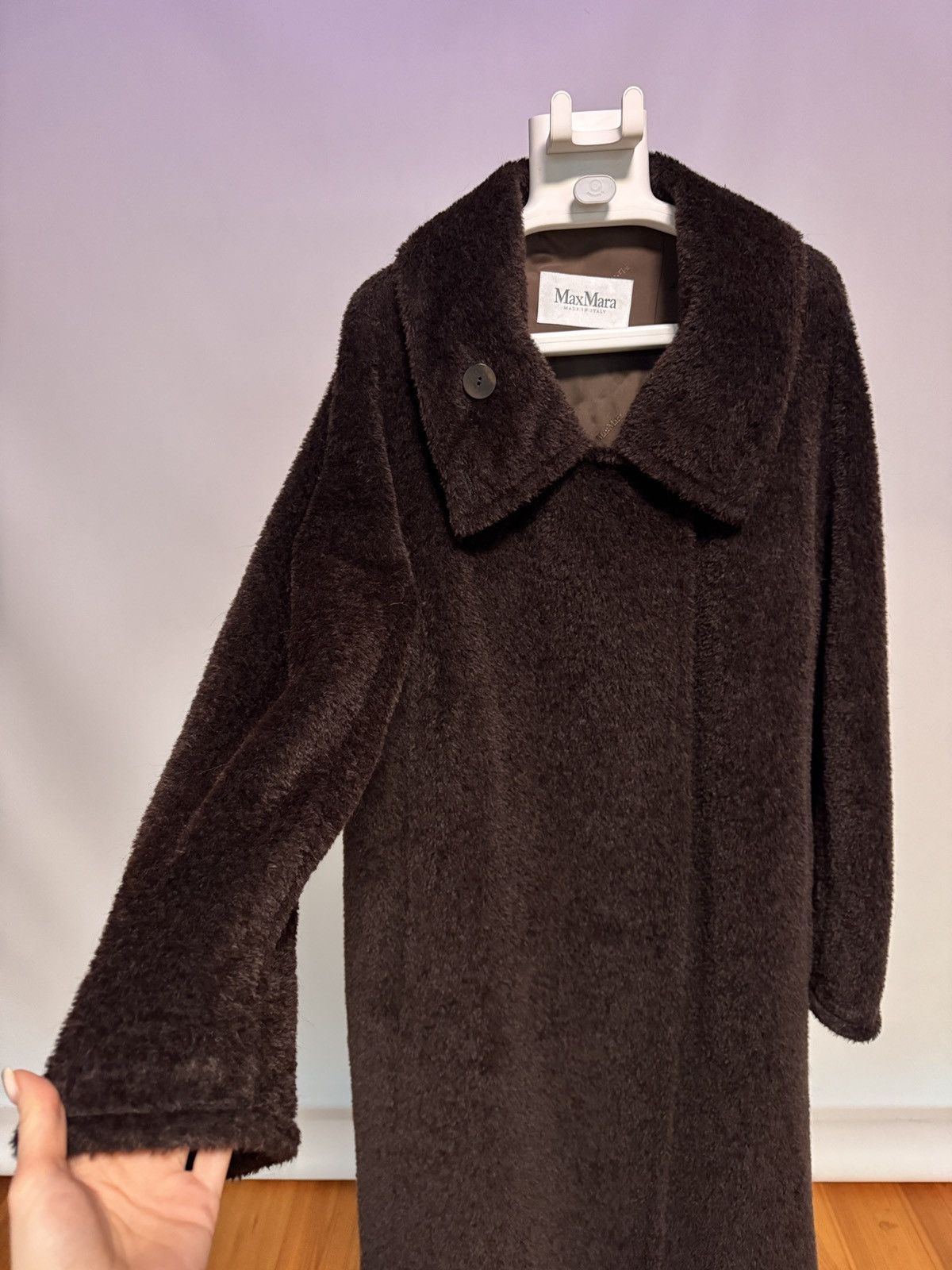 Max Mara Max Marra Brown Teddy bear icon coat alpaca Size M / US 6-8 / IT 42-44 - 2 Thumbnail