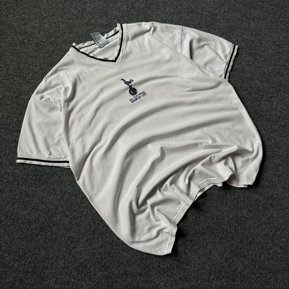 Y/Project VTG Tottenham Hotspur 80s T-shirts V Neck Size XL Trashed Size US XL / EU 56 / 4 - 1 Thumbnail