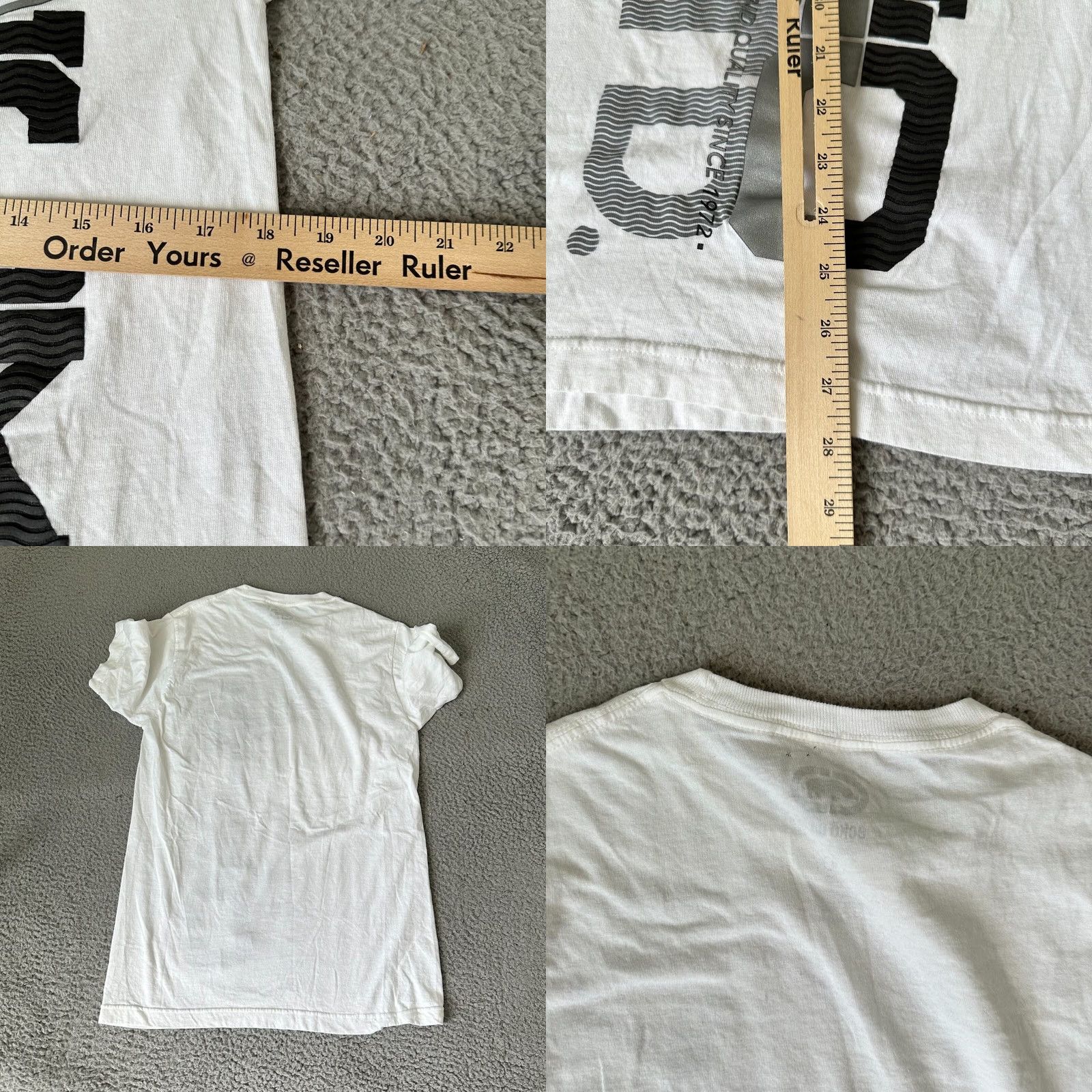 Ecko Unltd. ECKO Shirt Adult Medium White Tee Big Logo Tee Mens Size US M / EU 48-50 / 2 - 8 Thumbnail