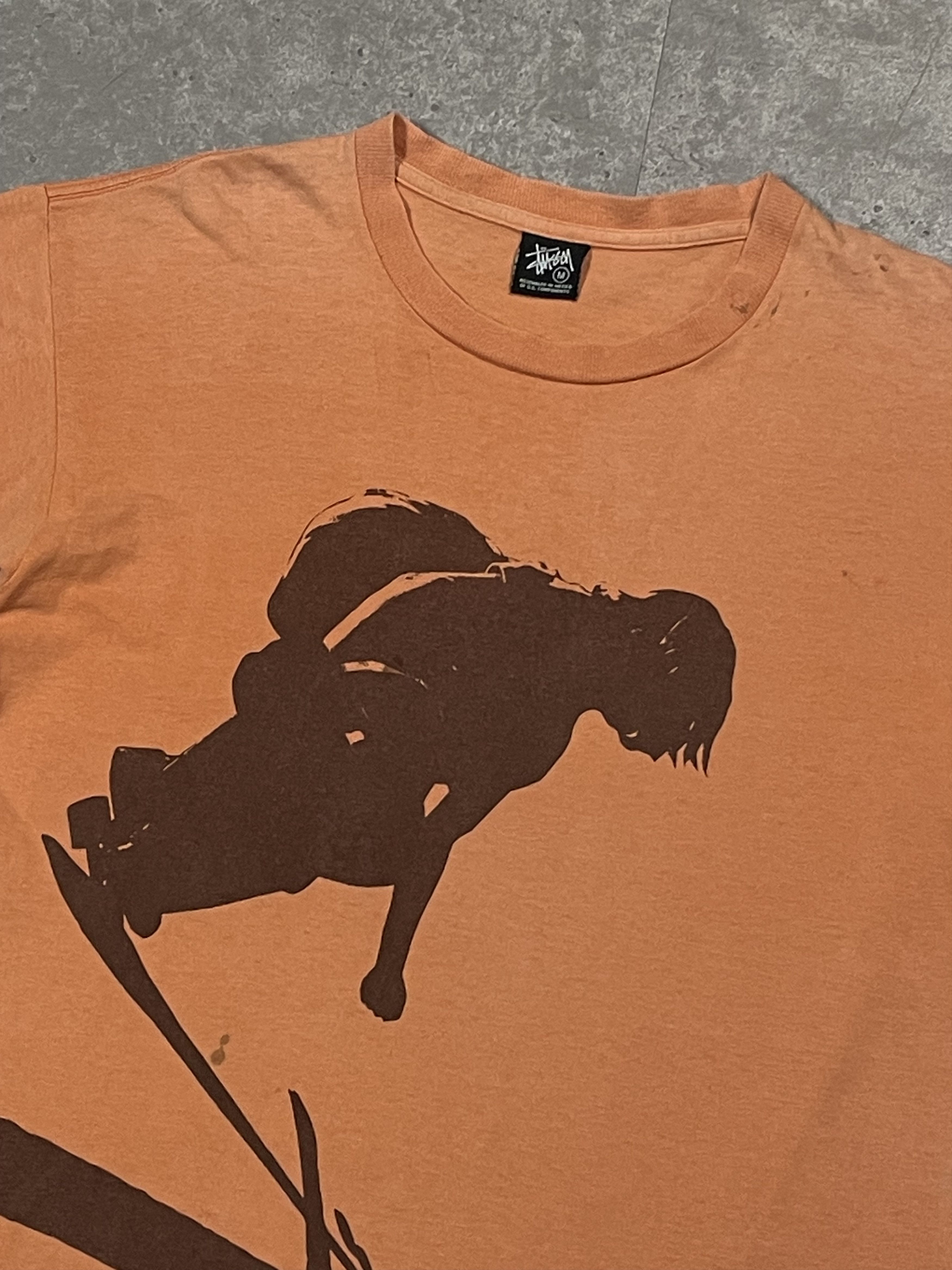 Stussy × Vintage 00s Stussy Graphic Tshirt Tee y2k style Size US M / EU 48-50 / 2 - 2 Thumbnail