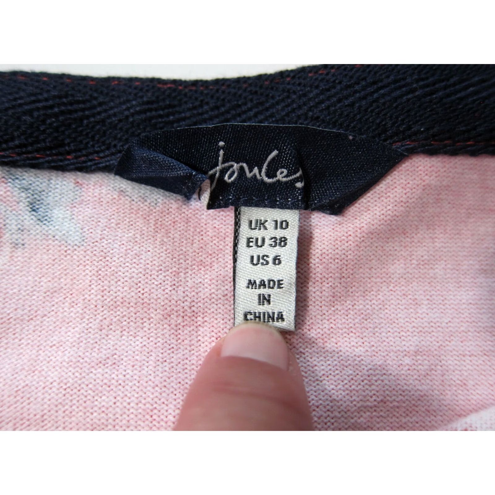 Vintage Joules Francis Cotton Stretch Red Green Floral Straight Tunic Pocket Shirt Dress Size 6 Size M / US 6-8 / IT 42-44 - 3 Thumbnail
