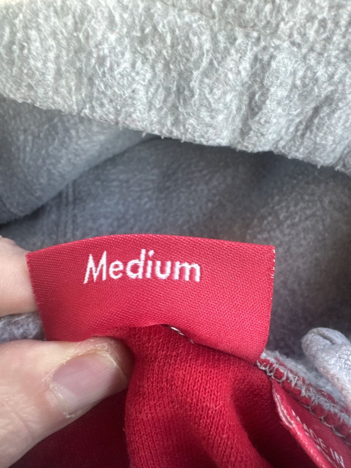 Supreme Supreme Inside-Out Box Logo Hoodie in size Medium Grey Size US M / EU 48-50 / 2 - 5 Thumbnail