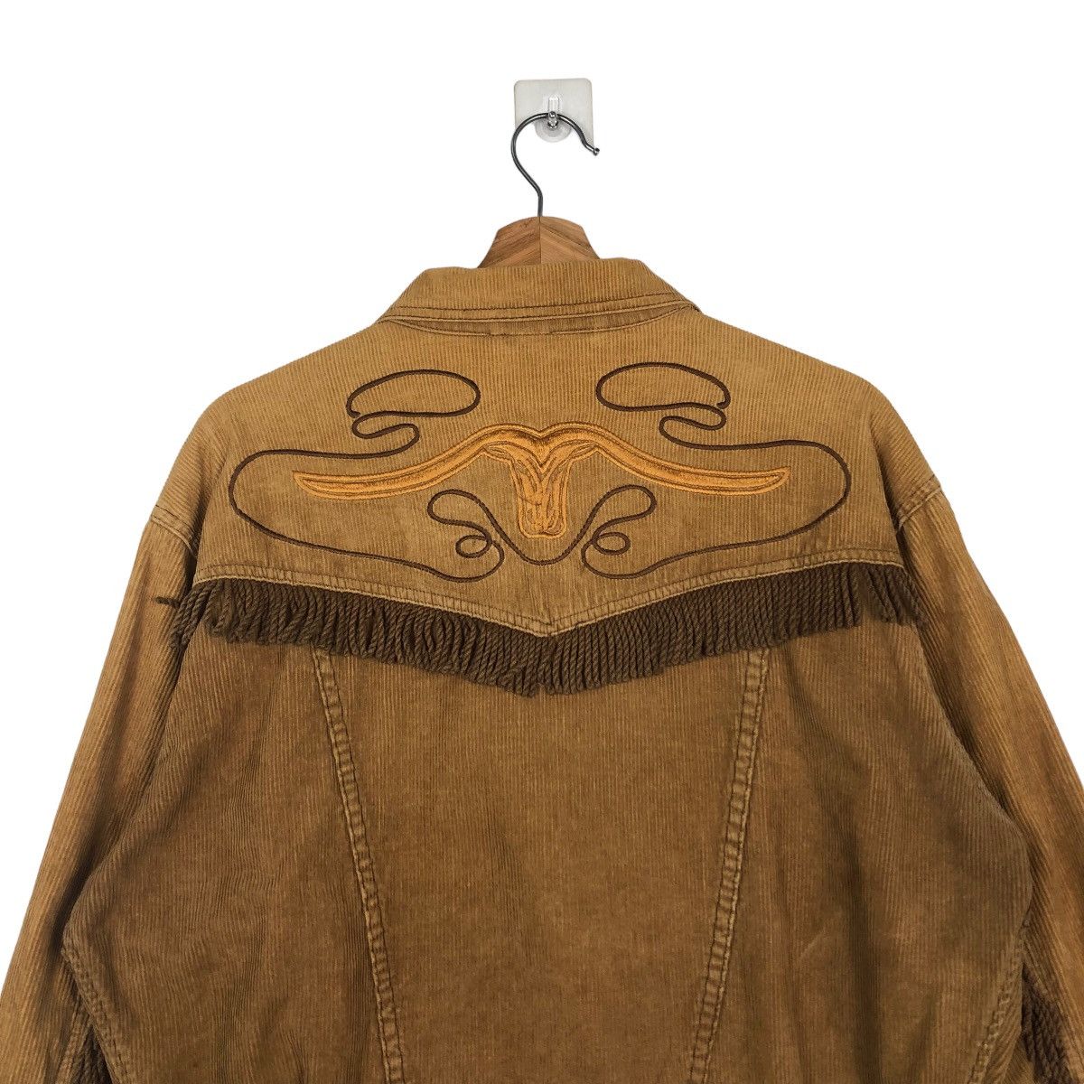 Japanese Brand 🔥Cropped Cowboy Jacket Corduroy Biker Wear Size US M / EU 48-50 / 2 - 9 Thumbnail