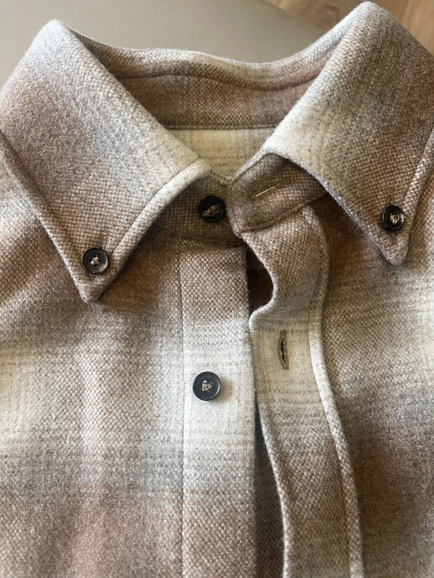 Loro Piana Loro Piana Plaid Cashmere Shirt Size US S / EU 44-46 / 1 - 9 Thumbnail