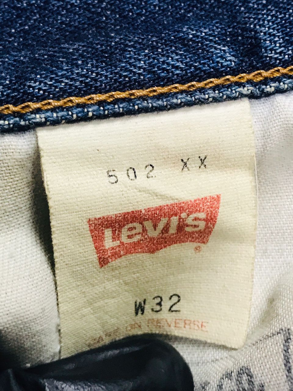 Levi's Vintage Levis 502 Big E Salvage Denim Size US 32 / EU 48 - 10 Thumbnail