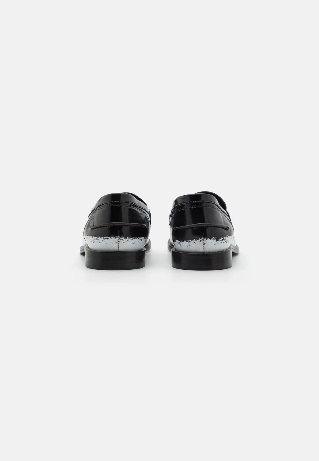 MSGM !DS! SS24 MSGM Black White Pattern Leather Loafers Size US 10 / EU 43 - 3 Thumbnail
