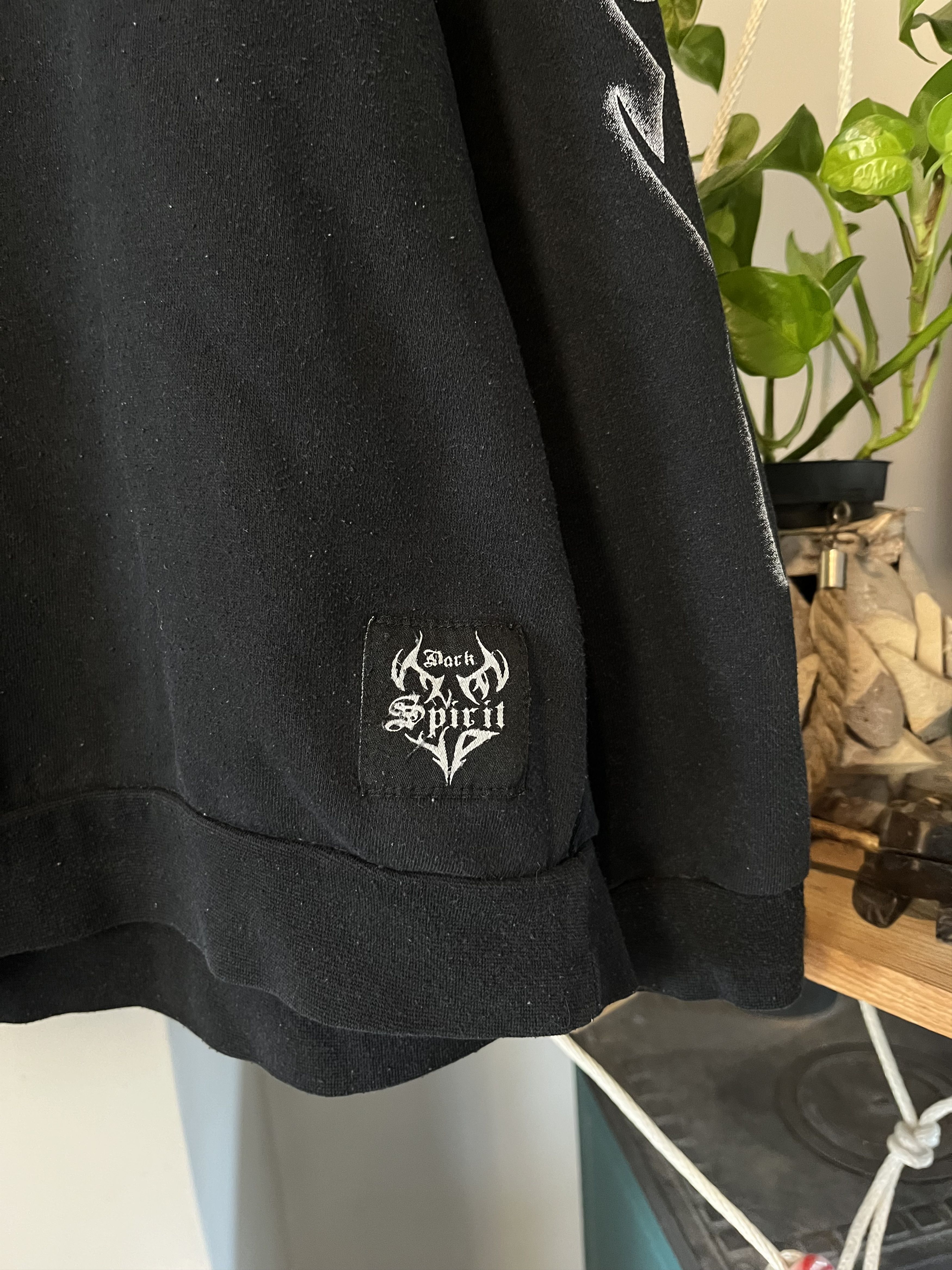 Tribal Streetwear × Vintage 90s Tribal Affliction Avant Garde Hoodie Size US L / EU 52-54 / 3 - 5 Thumbnail