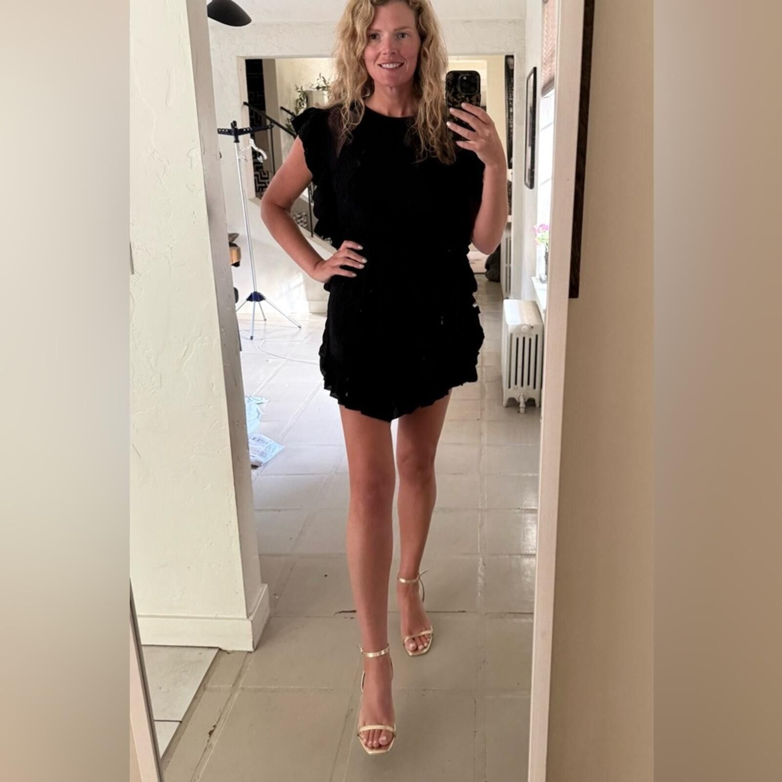 Iro IRO $425 Black Mini Dress, Size 34 size 2 or 4 Size S / US 4 / IT 40 - 11 Thumbnail