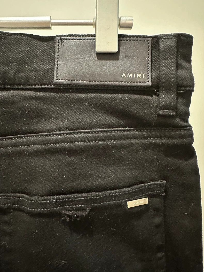 Amiri AmiriBlack slim-fit destroys jeans 2503-Nextarrow Size US 31 - 4 Thumbnail