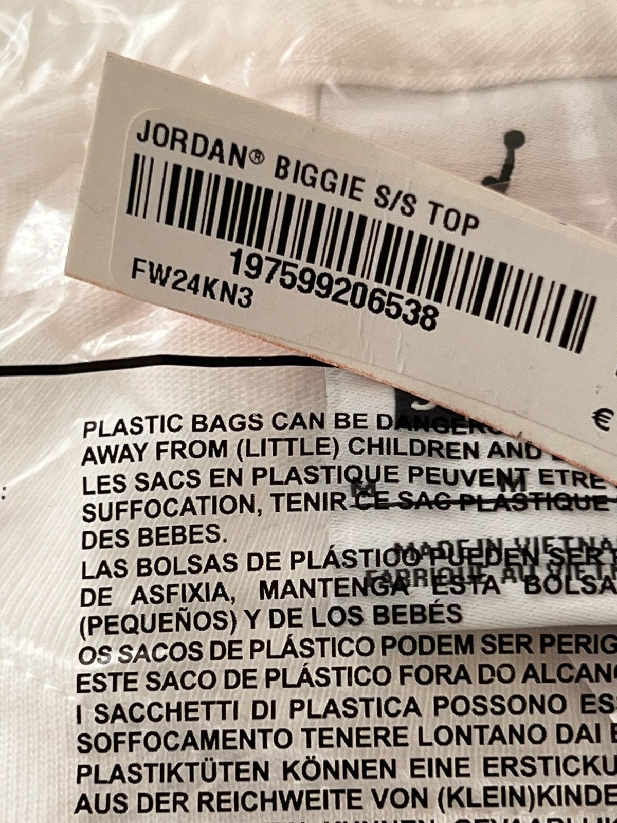 Jordan Brand M Supreme Jordan Biggie Notorious BIG tee Tshirt white photo Size US M / EU 48-50 / 2 - 19 Thumbnail