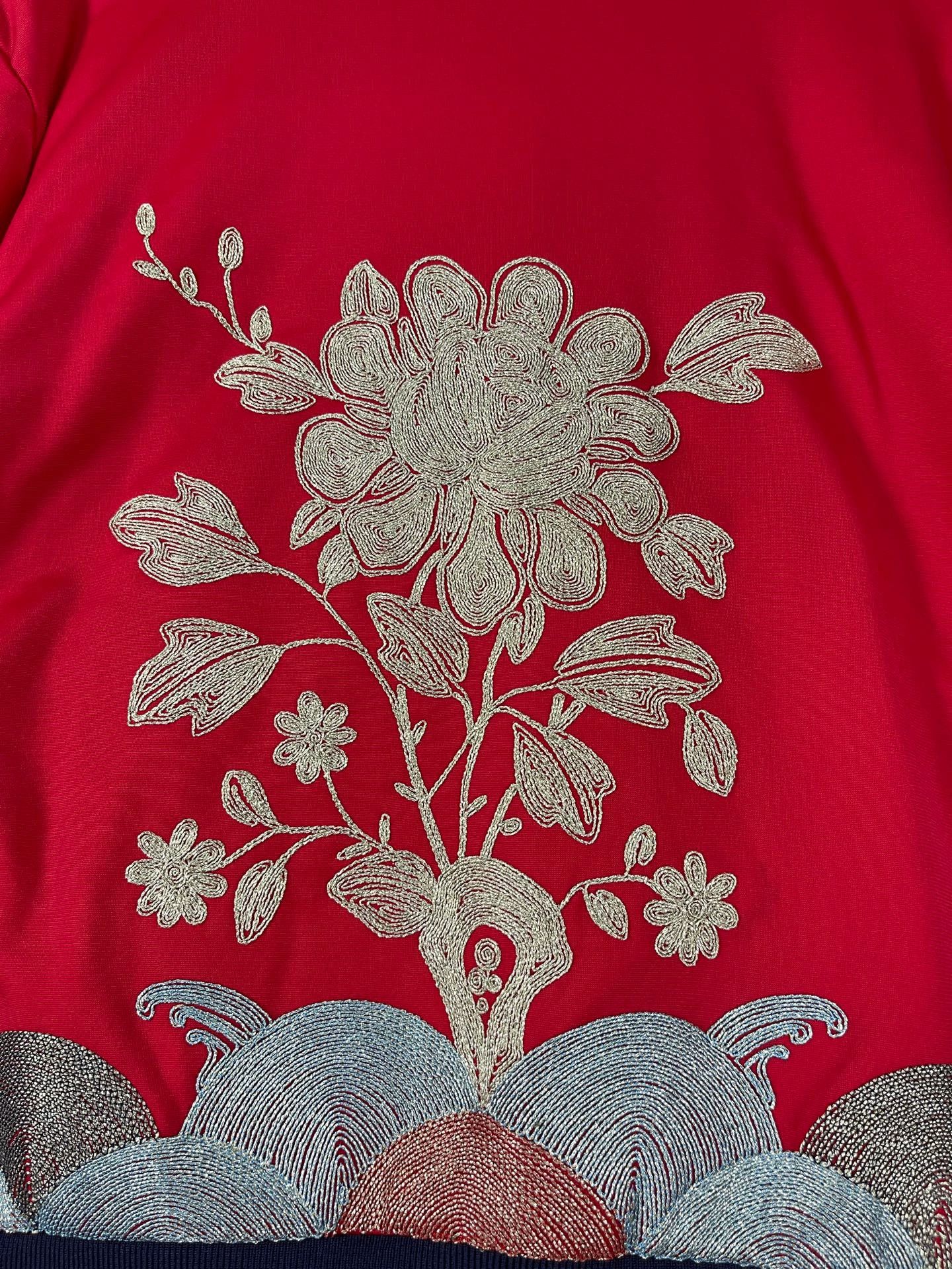Gucci Gucci Embroidered Baseball Jacket Women's S (New) Size S / US 4 / IT 40 - 5 Thumbnail
