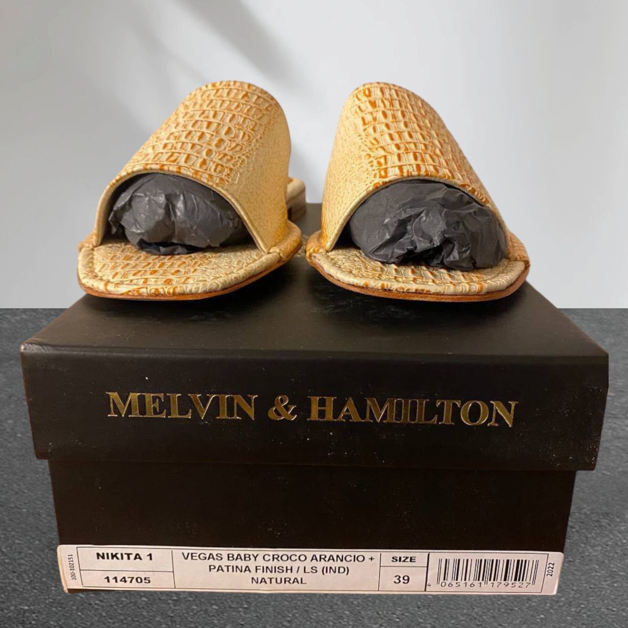 箱 Exclusive Melvin & Hamilton Slides - Size 39