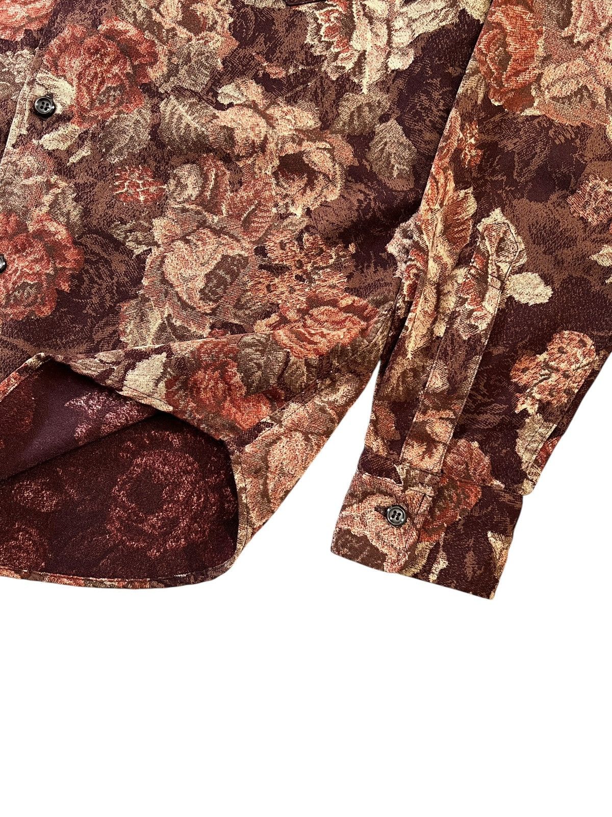 Tornado Mart Tornado Mart Floral Motif Button Up Shirt Size US S / EU 44-46 / 1 - 4 Thumbnail