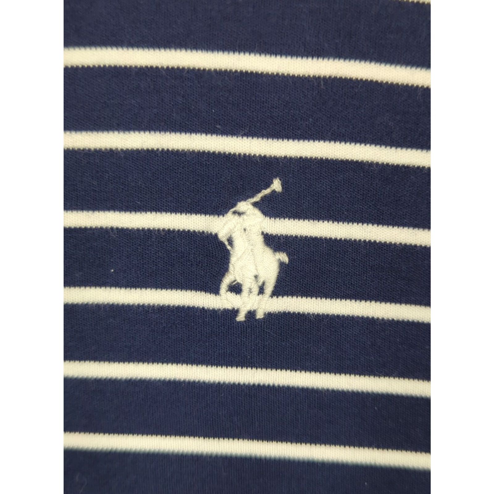Polo Ralph Lauren Polo Ralph Lauren Polo Shirt Men’s M Navy/White Striped Short Sleeve Shirt Size US M / EU 48-50 / 2 - 3 Thumbnail