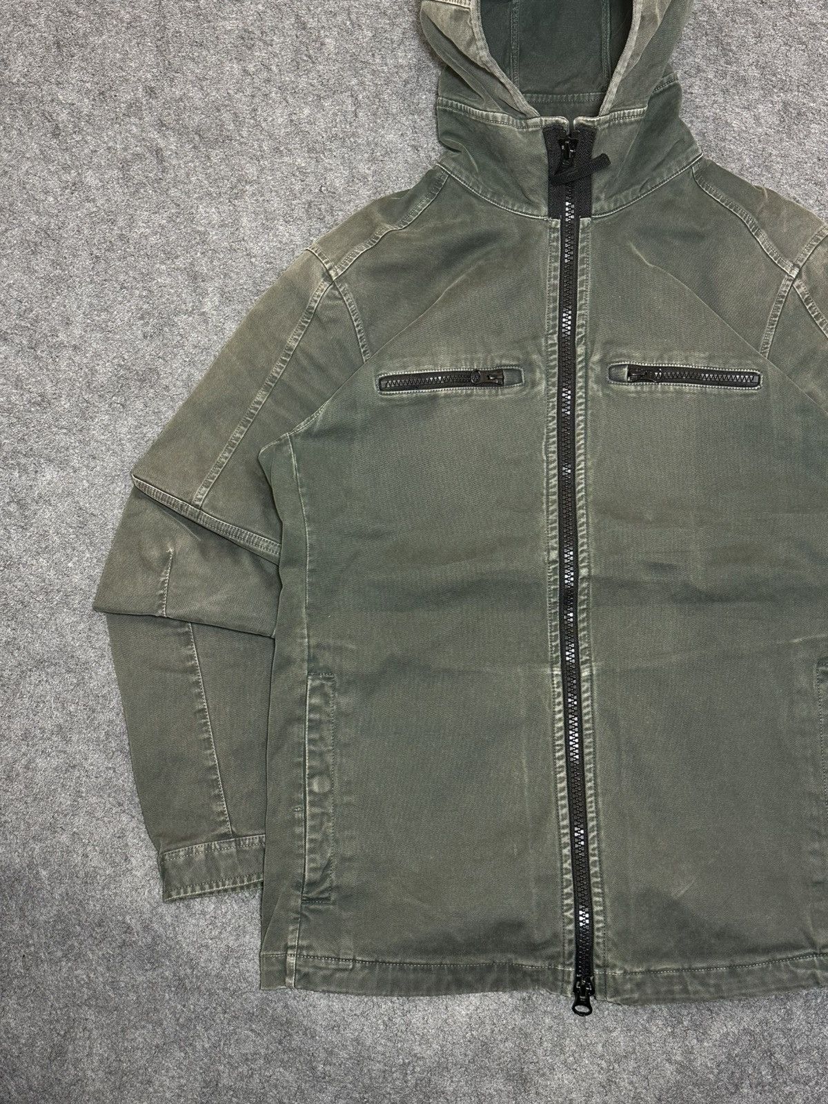 Stone Island Stone Island 109LN Tinto Old hooded overshirt. Size US S / EU 44-46 / 1 - 3 Thumbnail