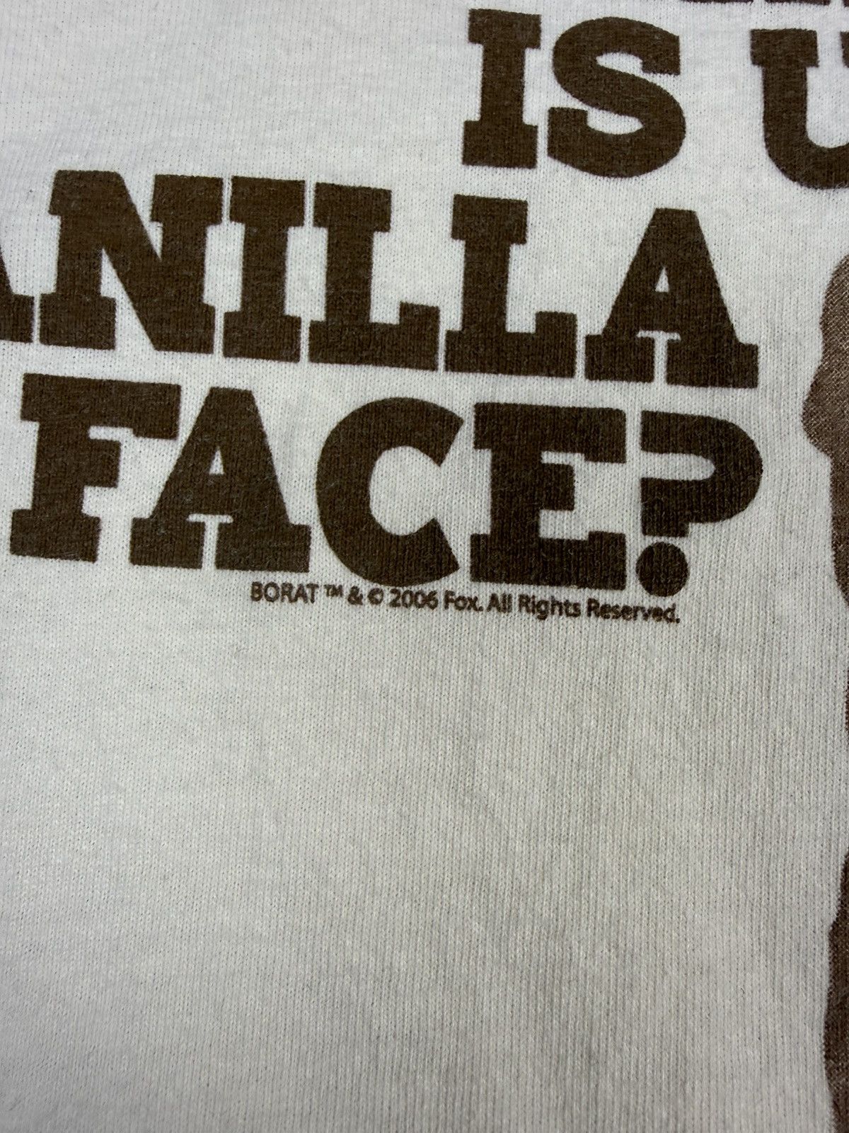 Anvil Vintage borat 2006 promo T what’s up vanilla face T size l Size US L / EU 52-54 / 3 - 3 Thumbnail
