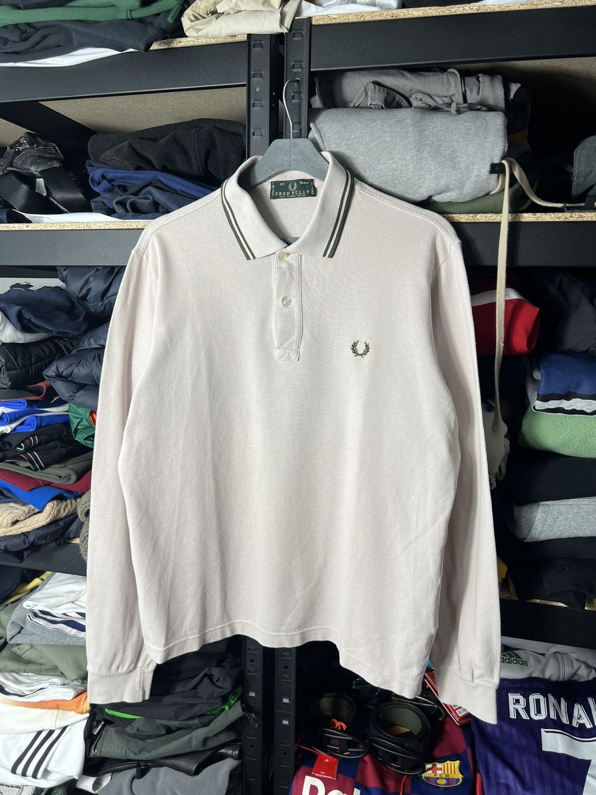 Fred Perry Vintage Fred Perry Long Sleeve Polo Shirt Laurel Logo Size M Size US M / EU 48-50 / 2 - 1 Thumbnail
