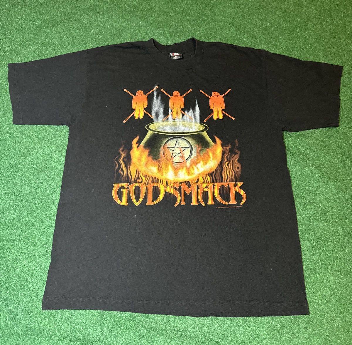 Band Tees × Giant × Vintage Vintage INSANE Godsmack Voodoo bad Religion Giant T Shirt Size US XL / EU 56 / 4 - 1 Thumbnail