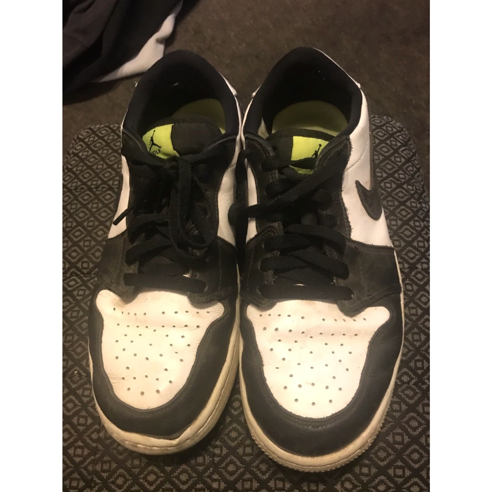 Jordan Brand Air Jordan 1 Golf Low Men White Black Size 10.5 Size US 11 / EU 44 - 3 Thumbnail