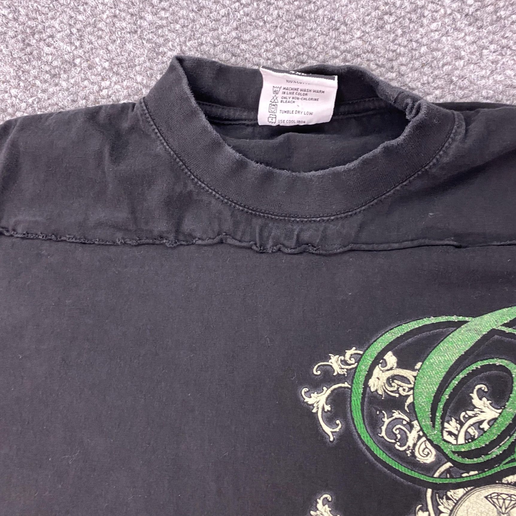 Vintage Cash Unltd Shirt Mens 4XL Black Money Dollar Bills Graphic Print Tee Size US XXL / EU 58 / 5 - 5 Thumbnail